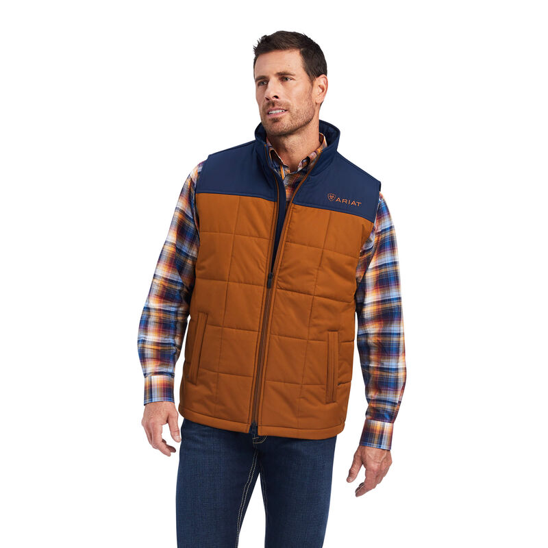 Ariat Weste Herren - Crius Insulated Braun/Navy ( FPXSV-7503 )